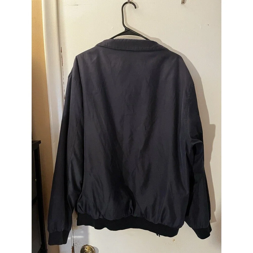 Weatherproof Vintage Microfiber Bomber Jacket Navy Blue XLL